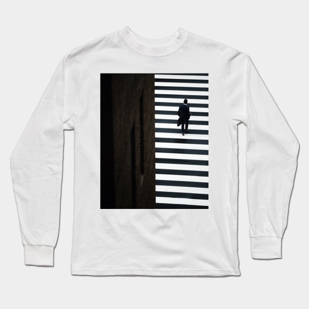 Road Crossing Long Sleeve T-Shirt by GEULISPISAN